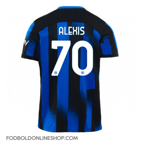 Inter Milan Alexis Sanchez #70 Hjemmebanetrøje 2023-24 Kortærmet